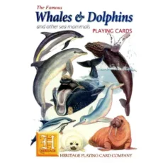 Whales and Dolphins and Other Sea Mammals Heritage Playing Cards