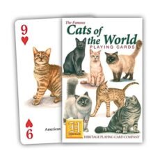 Cats of the World Playing Cards by Heritage Playing Cards