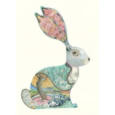 Bunny Greeting Card by The DM Collection