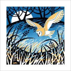 Hunters Moon Greeting Card by Manda Beeching