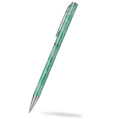 Sea Gems Butterfly Slimline Ballpoint Pen Pearlised Green