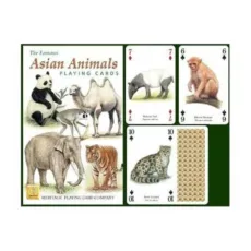 Asian Animals Heritage Playing Cards