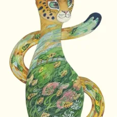 Jaguar Cub Greeting Card by The DM Collection