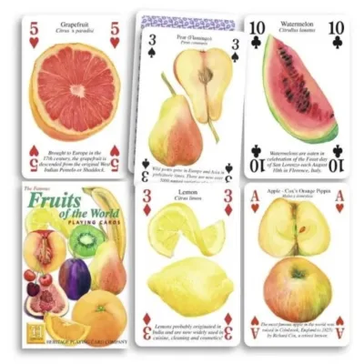 Fruits of the World Heritage Playing Cards