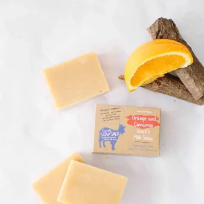 Orange and Cinnamon Goats Milk Soap by Cyrils Soap Shed