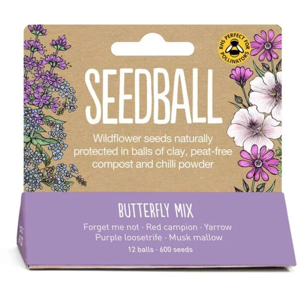 Butterfly Mini Meadow Bamboo Pots by Seedball - Image 5