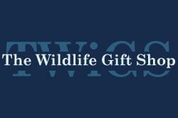 The Wildlife Gift Shop Logo on a dark blue background