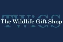 The Wildlife Gift Shop Logo on a dark blue background