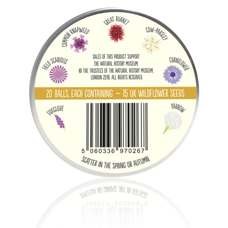 back of the beetle mix seedball tin