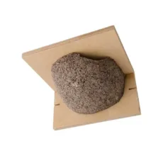 Single House MArtin Nest Box Bowl Right side hole on a white background