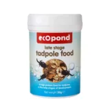 Late Stage Tadpole Food tub by Ecopond on a white background