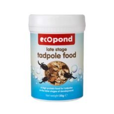 Late Stage Tadpole Food tub by Ecopond on a white background