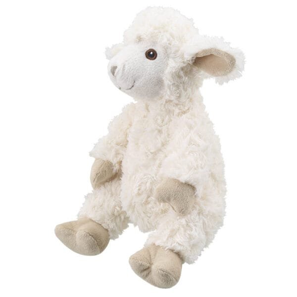 Wilberry Eco Classics soft toy lamb on a white background facing slightly left