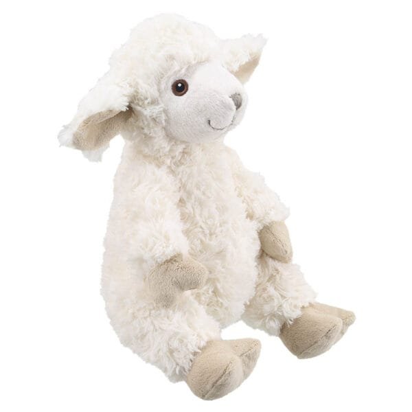 Wilberry Eco Classics soft toy lamb on a white background facing slightly right