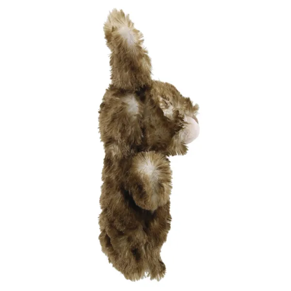 Marionnette à Main Eddie 35 Cm – Peluche Avec Bouche Et Bras Mobiles – Cadeau Enfant – Jeu D’imagination