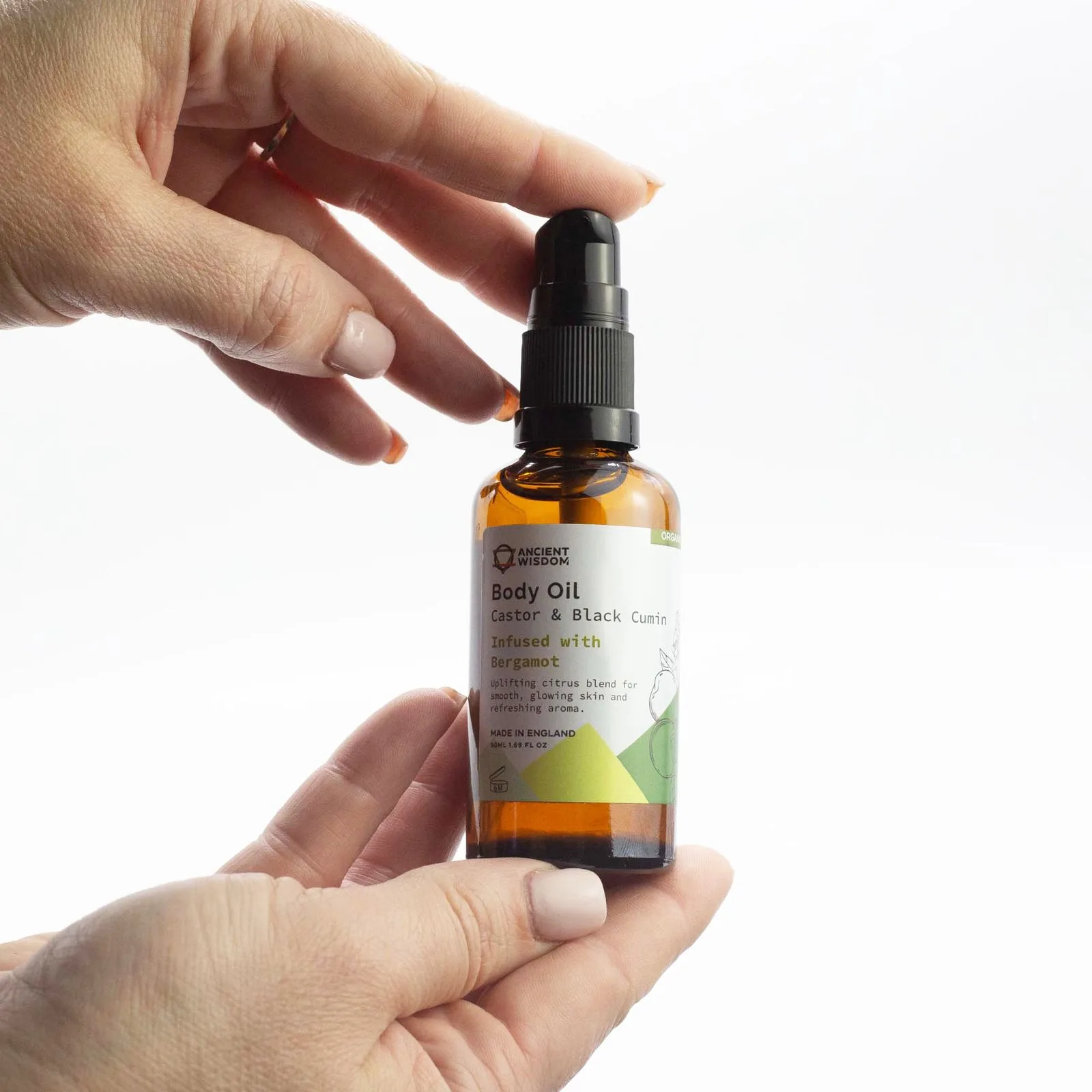 Organic Body Oil 50ml - Bergamot - Image 5